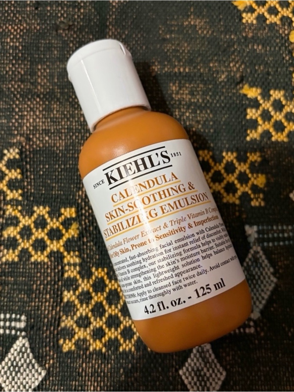 NWT Kiehl's Calendula Skin-Smoothing & Stabilizing Emulsion size 125ml